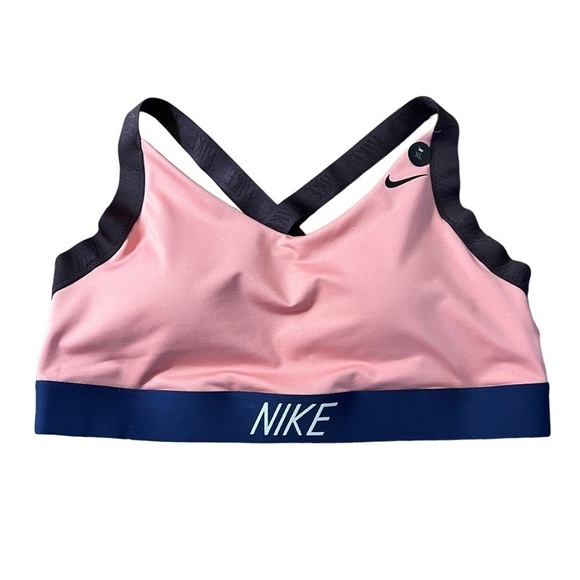 NIKE WOMENS PEACH ATHLETIC SPORTS BRA SIZE XL NWOT - Picture 1 of 6
